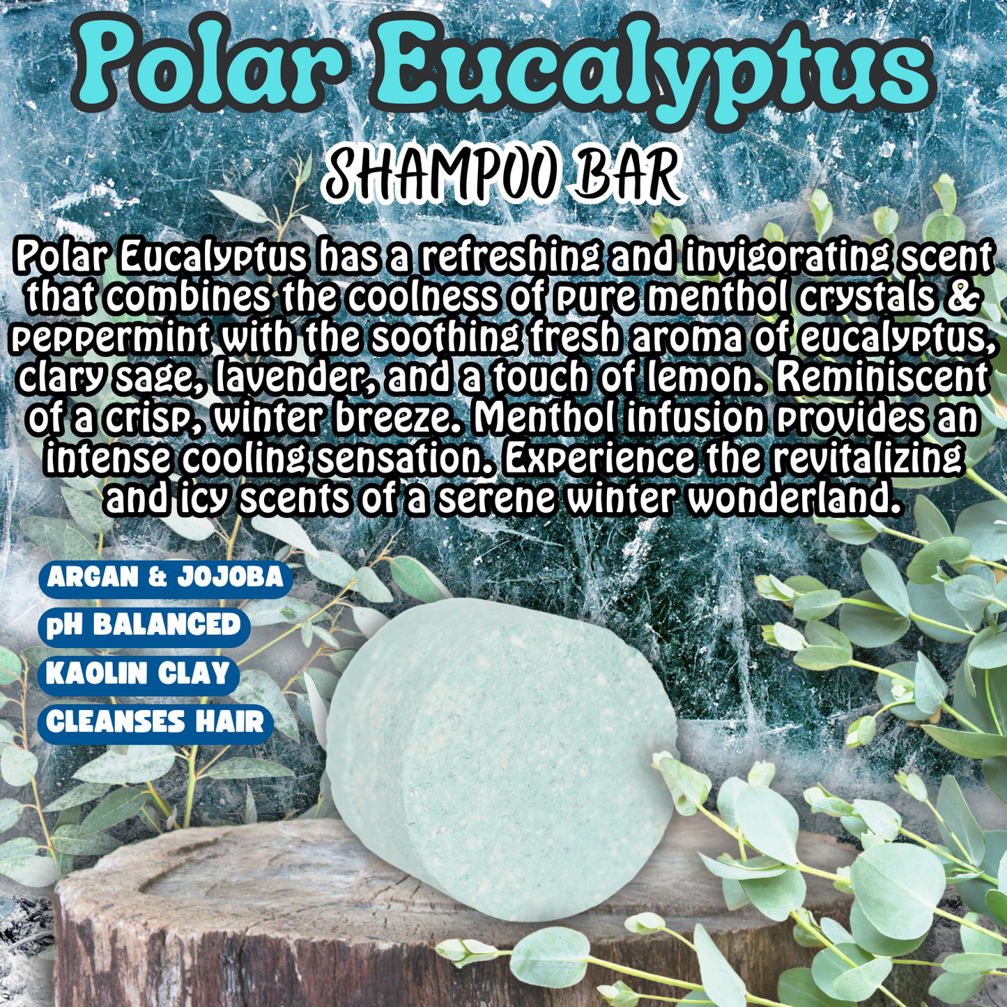 Polar Eucalyptus - Shampoo Bar - pH Balanced