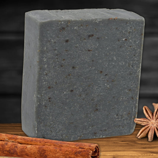 Black Licorice - BAR SOAP - Light Grit - Grizzly Naturals Soap Company