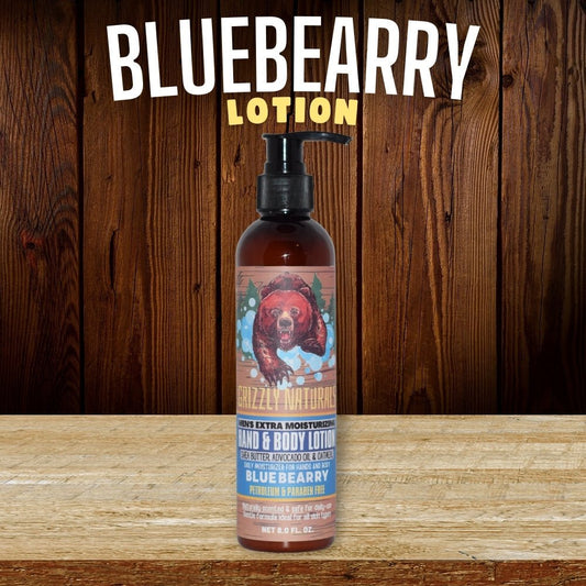 BlueBearry - HAND & BODY LOTION - Grizzly Naturals Soap Company