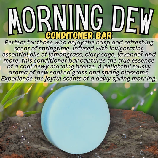 Morning Dew - CONDITIONER BAR - Grizzly Naturals Soap Company