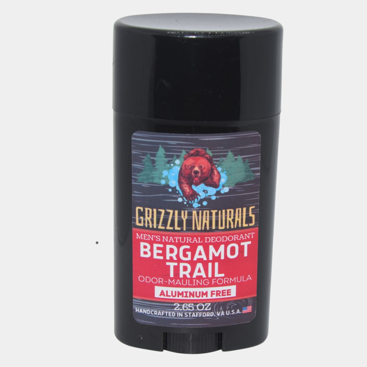 Bergamot Trail - Natural Deodorant for Men | Aluminum-Free & Baking Soda-Free