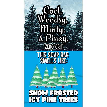 Icy Pines - Zero Grit - Limited Edition - NATURAL BAR SOAP FOR MEN