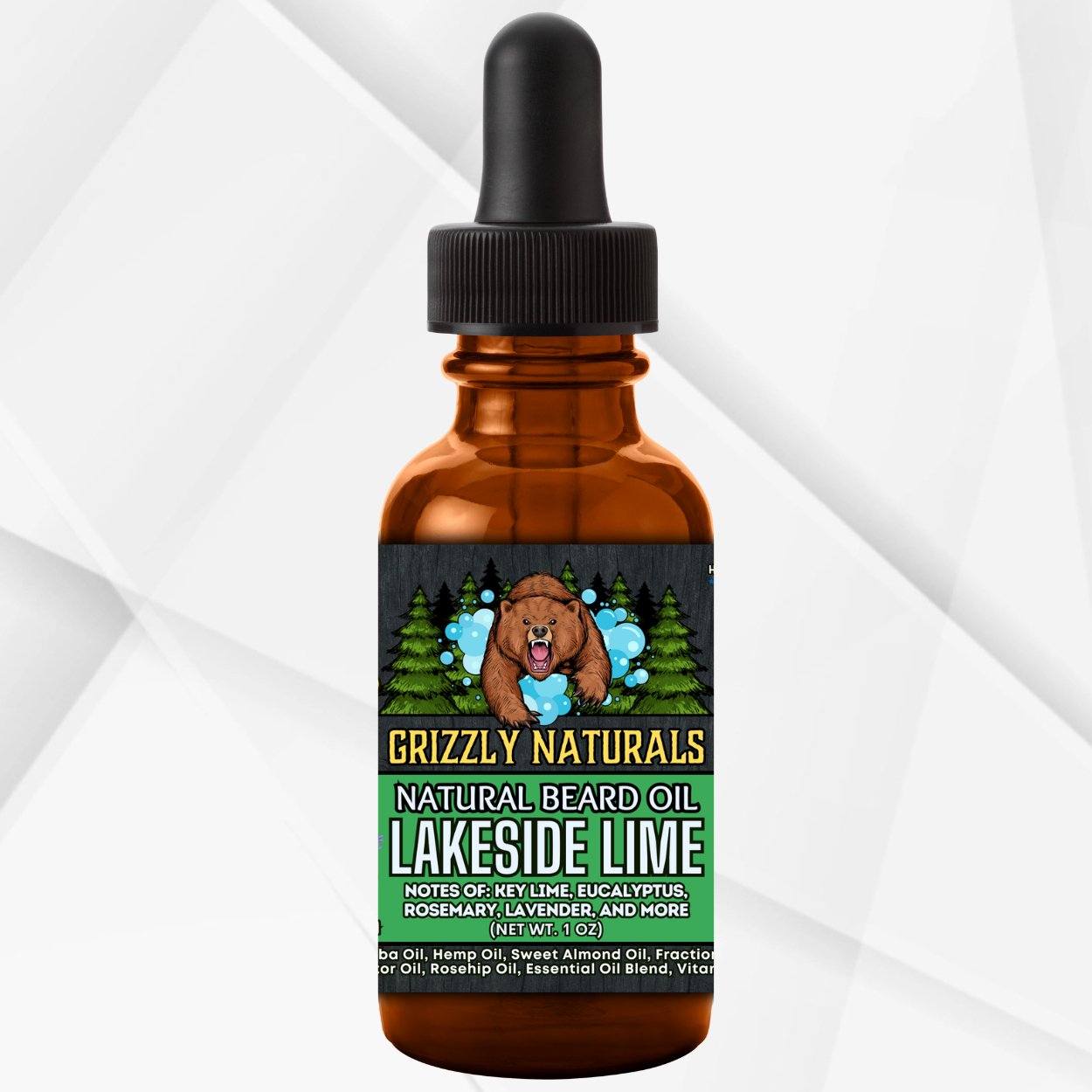BEARD OIL - Lakeside Lime - Grizzly Naturals Soap Company