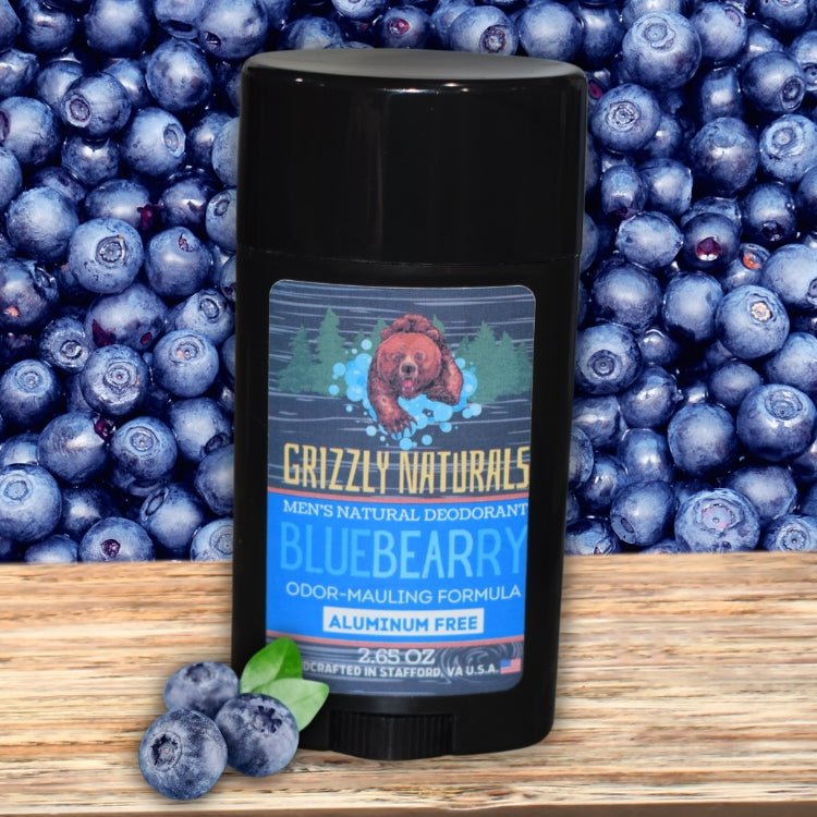 Bluebearry - DEODORANT- Baking Soda & Aluminum Free - Grizzly Naturals Soap Company
