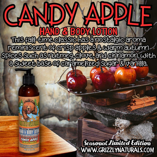 Candy Apple Hand / Body Lotion - Grizzly Naturals Soap Company