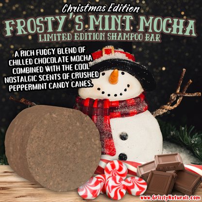 Frosty's Mint Mocha - SHAMPOO BAR - pH balanced