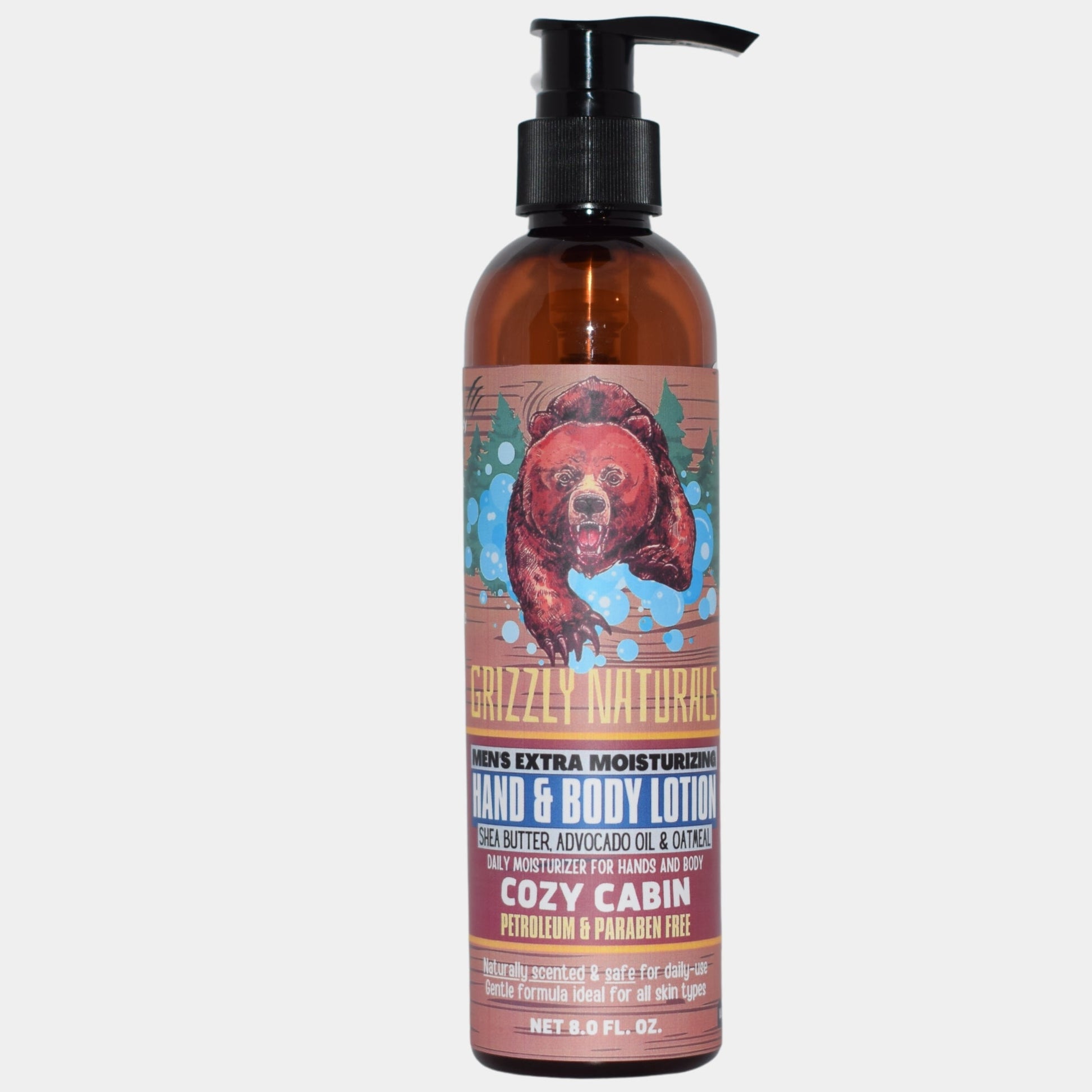 Cozy Cabin Hand & Body Lotion - Grizzly Naturals Soap Company