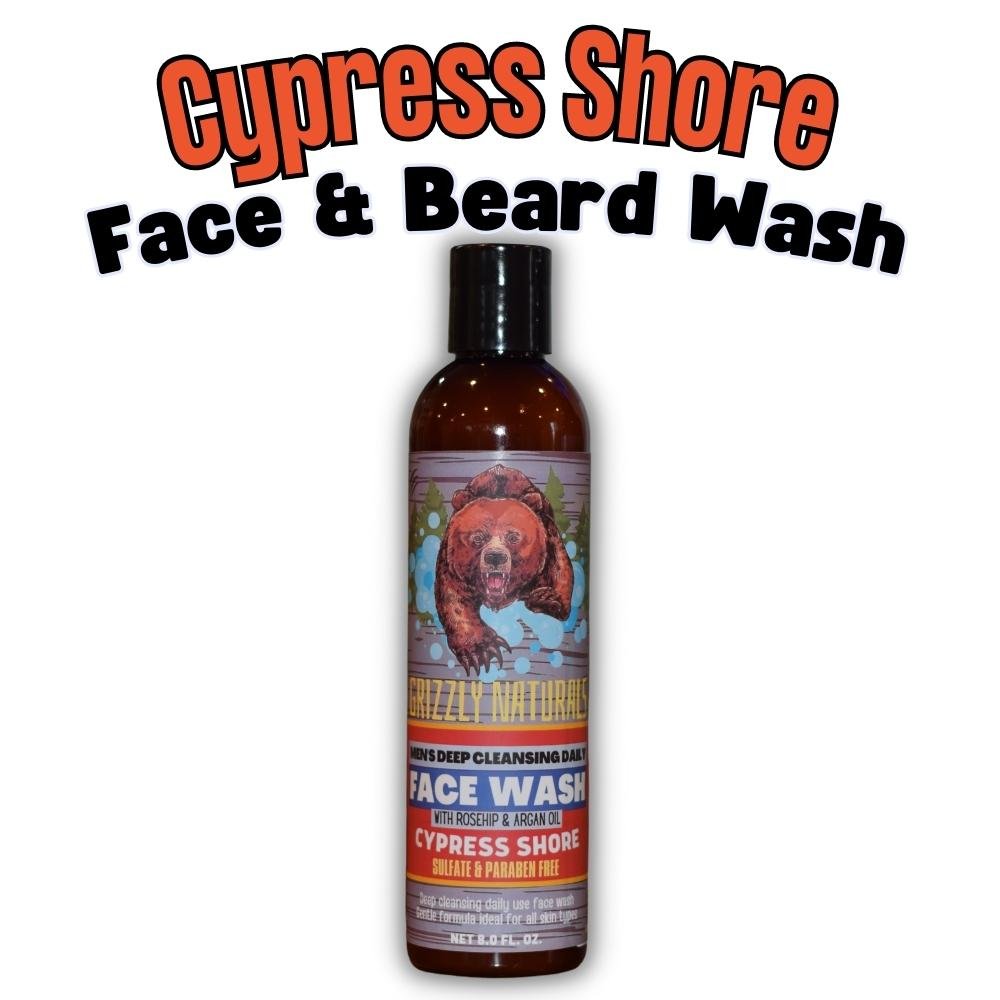 Cypress Shore Face & Beard Wash - Grizzly Naturals Soap Company