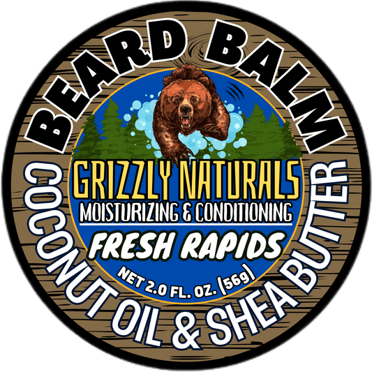 Fresh Rapids Beard Balm - Grizzly Naturals Soap Company