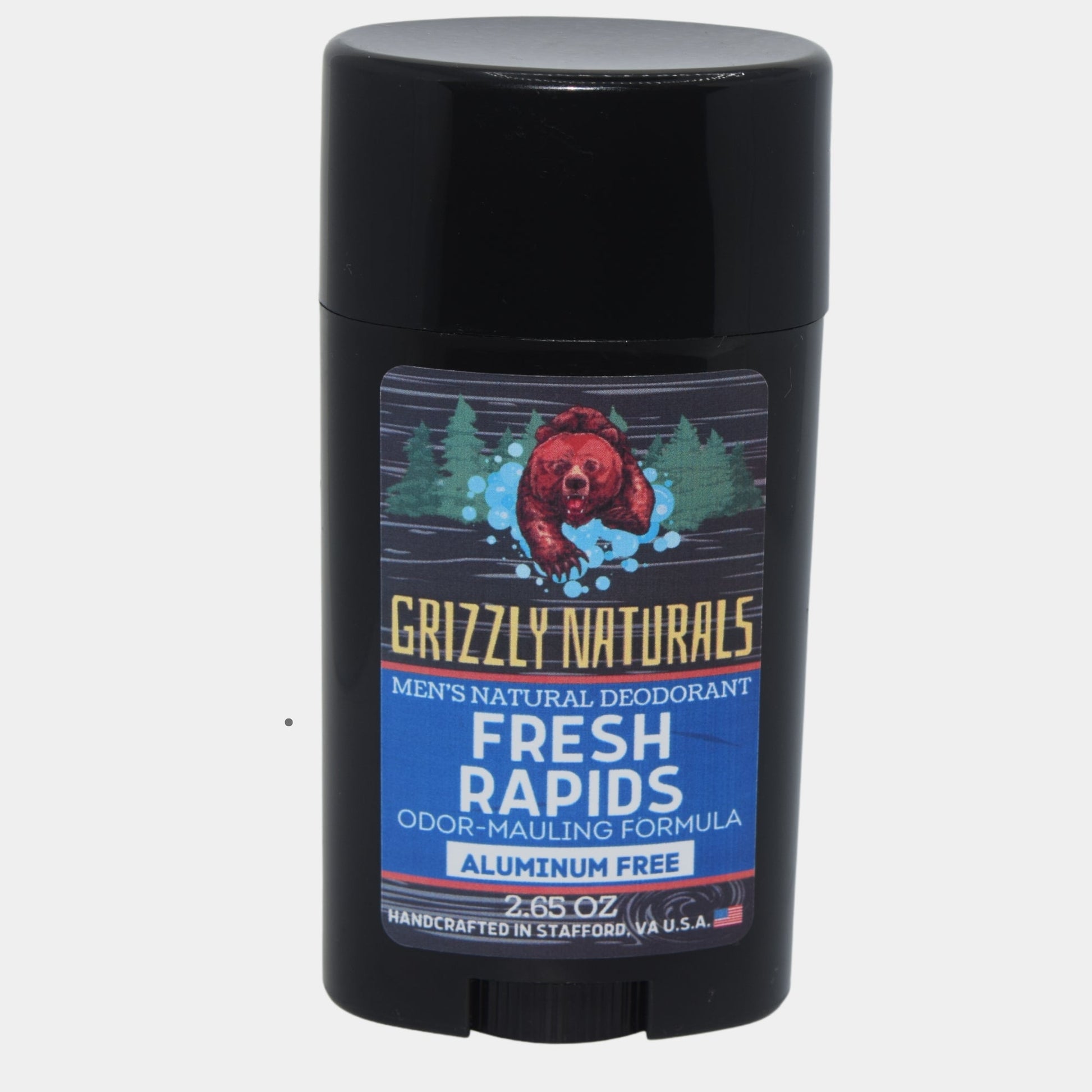 Fresh Rapids - DEODORANT - Baking Soda & Aluminum Free - Grizzly Naturals Soap Company