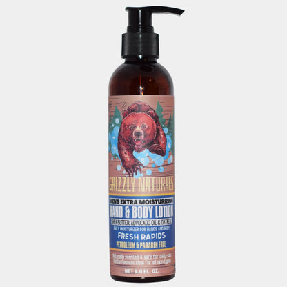 Fresh Rapids Hand / Body Lotion - Grizzly Naturals Soap Company