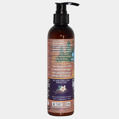 Vanilla Musk Hand / Body Lotion - Grizzly Naturals Soap Company