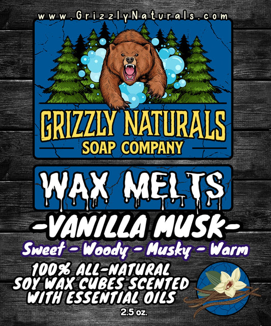 Vanilla Musk Wax Melts🥧 - Grizzly Naturals Soap Company